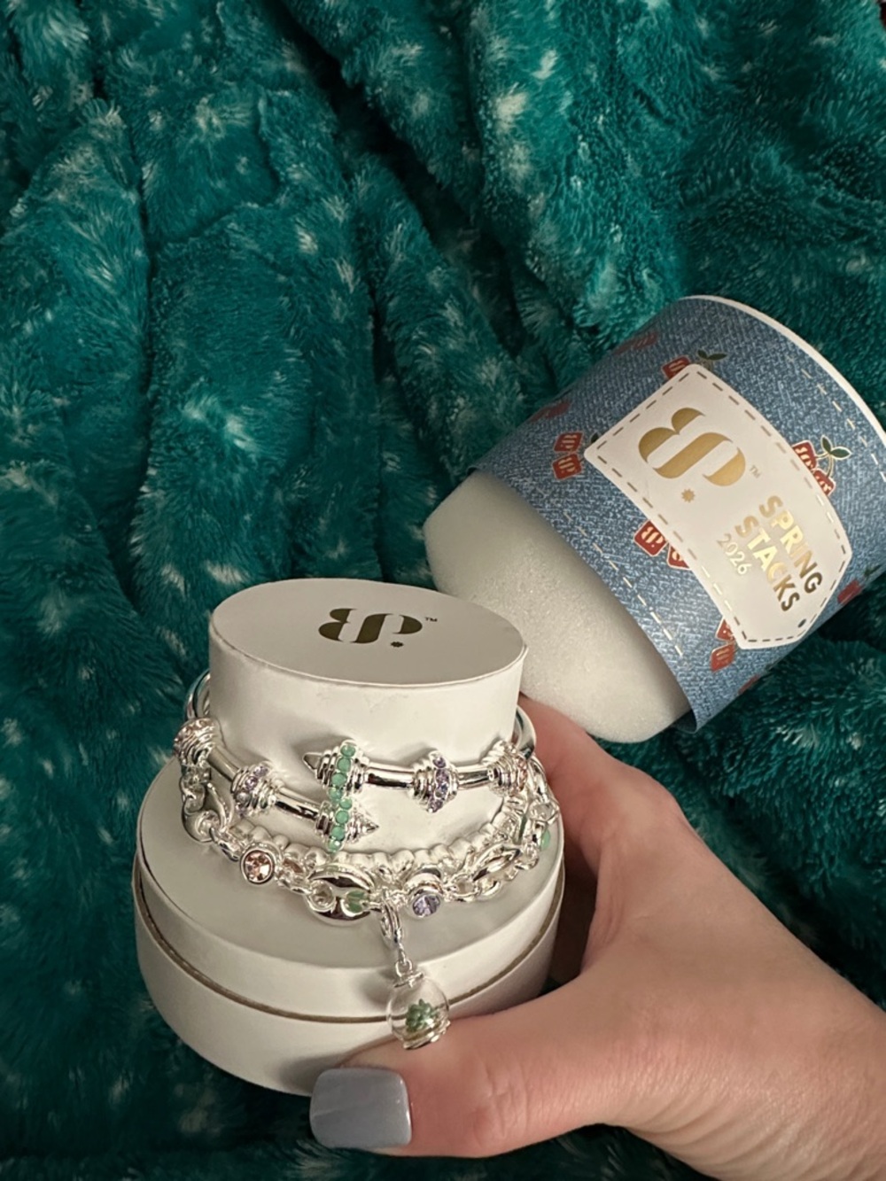 Bracelet stack spring 2026 - Set of 3 - Bomb Party succulent
